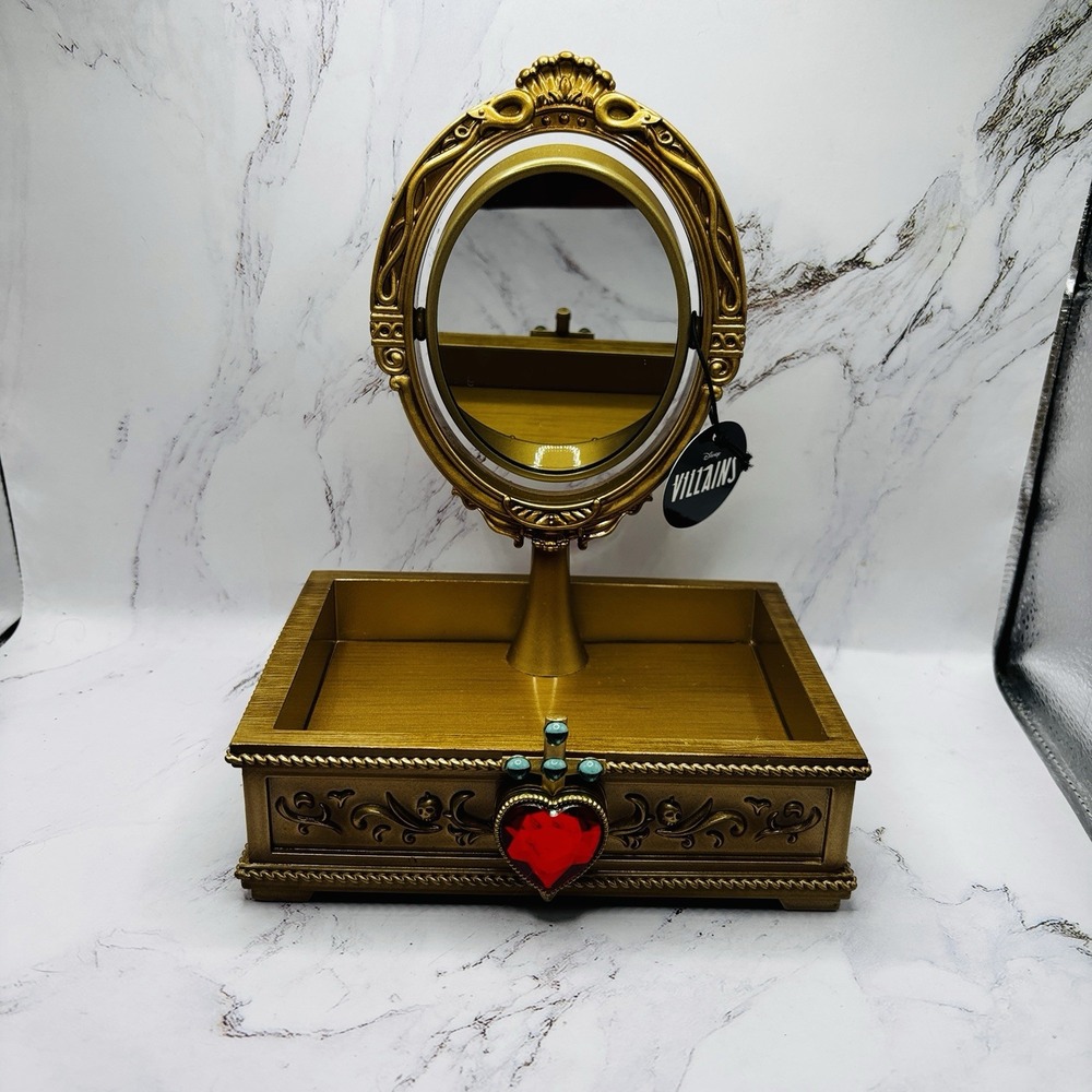 Bath & Body Works Disney Villains Evil Queen Light Up Mirror Vanity Tray New